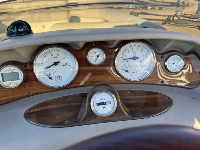 Slide: The Image of Premier 230 Grand Majestic Tri-toon Pontoon & 200HP Honda 4-Stroke EFI 2003 - 22