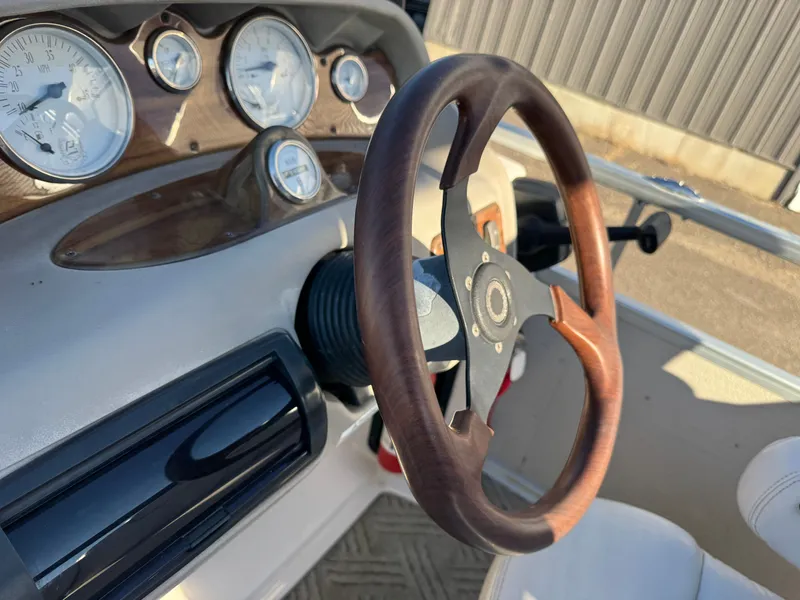 Slide: The Image of Premier 230 Grand Majestic Tri-toon Pontoon & 200HP Honda 4-Stroke EFI 2003 - 23