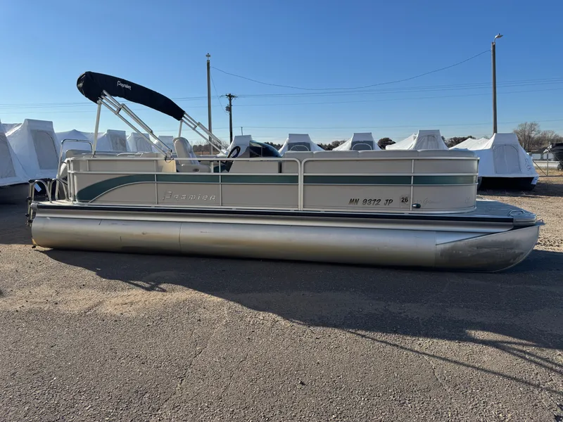 Slide: The Image of Premier 230 Grand Majestic Tri-toon Pontoon & 200HP Honda 4-Stroke EFI 2003 - 75