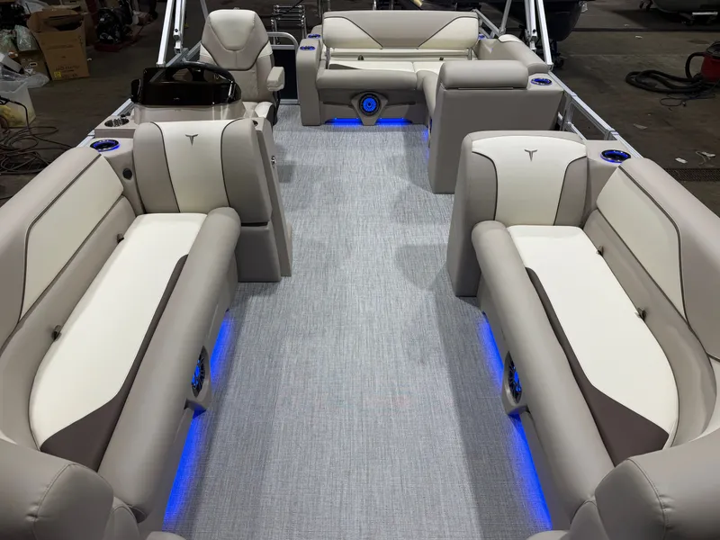 Slide: The Image of Tahoe Sport 2385 VRB Swingback Tritoon $47995 2026 - 6