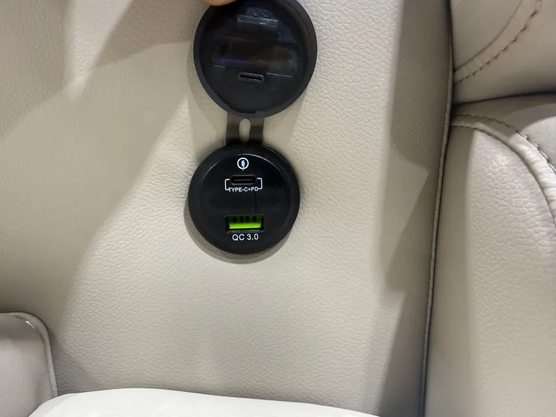 Slide: The Image of Tahoe Sport 200HP VRB 2385 Swingback Tritoon 2026 - 27