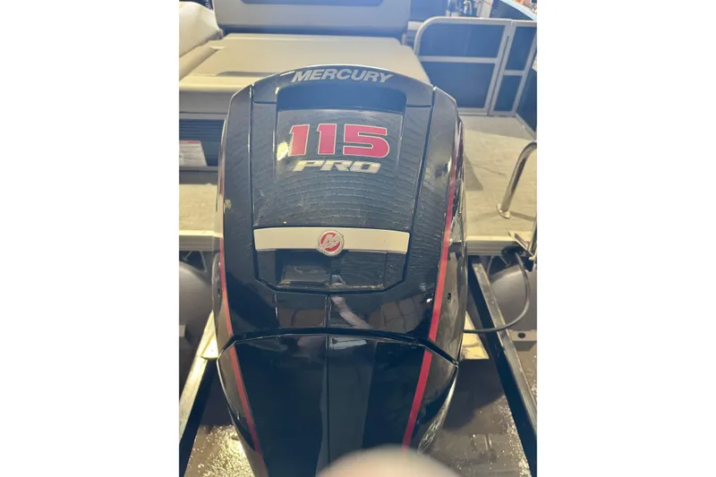 Slide: The Image of 2026 Princecraft Sportfisher 23-2S RL with Mercury 115 Pro outboard motor. - 15