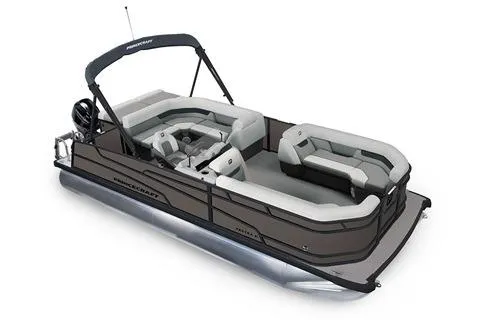 The Image of 2026 Princecraft Vectra 21 RL pontoon boat with sleek design and spacious seating. - 1