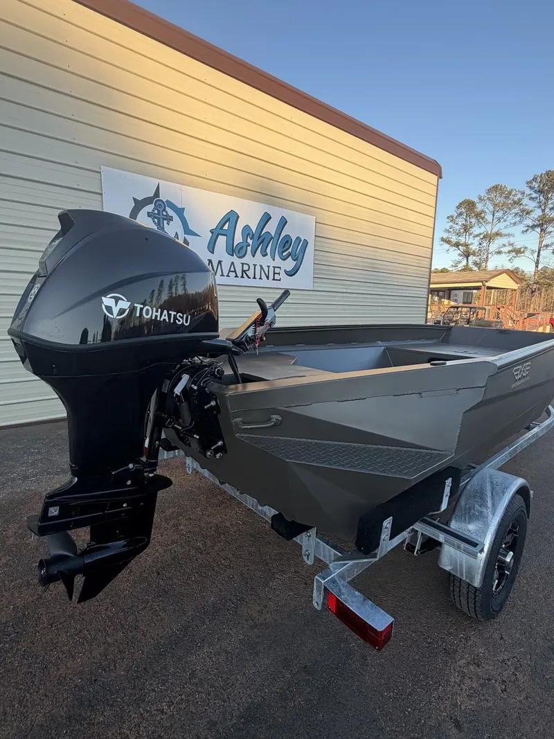 Slide: The Image of Edge Duck Boats Sportsman Series 656, 2026, with Tohatsu engine at Ashley Marine. - 8