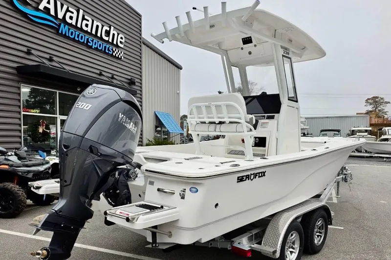Slide: The Image of 2026 Sea Fox 231 Bay Fox boat with Yamaha engine at Avalanche Motorsports. - 15