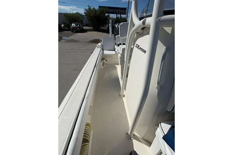 Slide: The Image of 2023 Skeeter SX2550 Family boat interior, showcasing sleek design and spacious layout. - 11