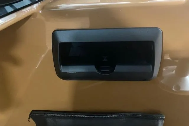 Slide: The Image of Control panel of 2026 Bentley Pontoons Elite 253 Swingback in a sleek interior design. - 8