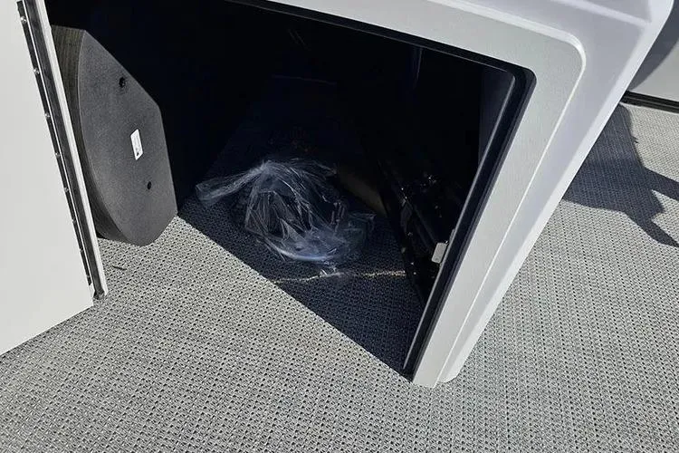 Slide: The Image of 2026 Bentley Pontoons Bolt 223 on grassy field under blue sky. - 17