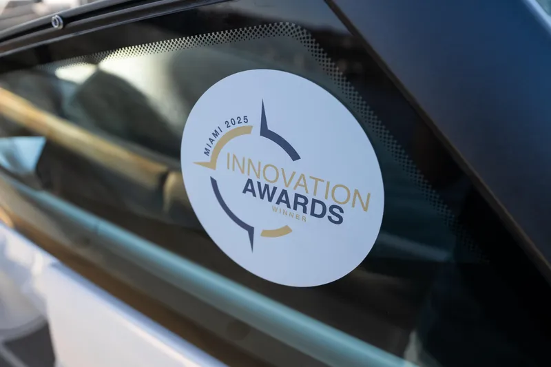 Slide: The Image of Sticker on Monterey Elite 30 OB, 2026 model, showcasing Miami 2025 Innovation Awards winner. - 31