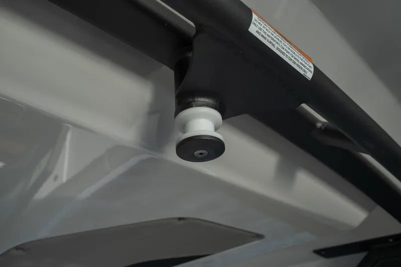 Slide: The Image of Close-up of a 2026 Monterey Elite 30 OB boat component detail. - 44
