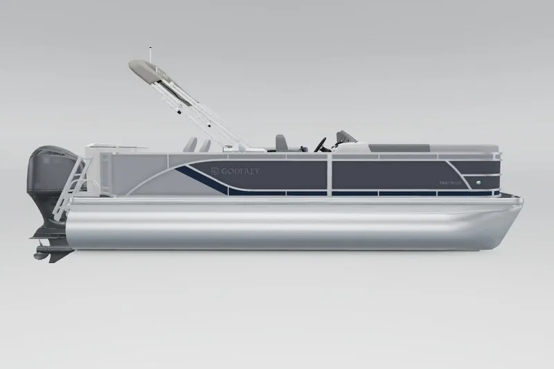 The Image of 2026 Godfrey Sweetwater 2286 FS pontoon boat, side view, sleek design, modern features. - 0