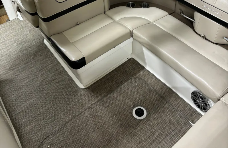 Slide: The Image of 2015 Formula 310 Sun Sport bathroom with modern sink and toilet. - 8