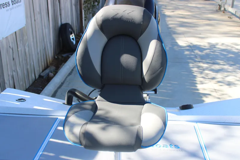 Slide: The Image of Comfortable seat on 2026 Xpress H20 boat, featuring ergonomic design and premium materials. - 8