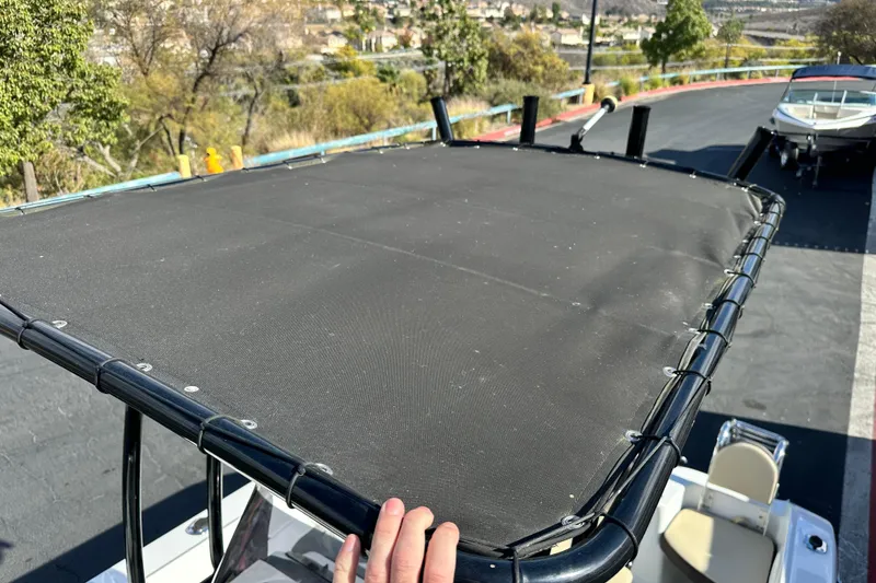 Slide: The Image of Boat stereo system on a 2021 Key Largo 1801, featuring Bluetooth connectivity. - 19