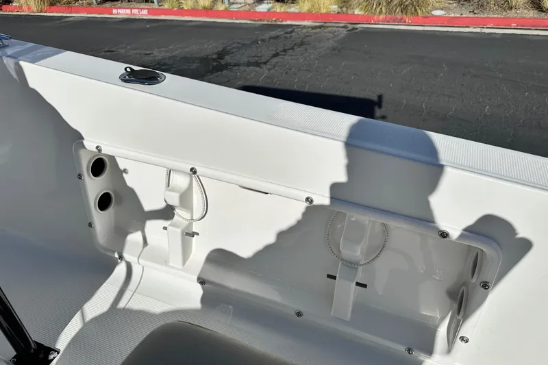 Slide: The Image of Hull identification number on a 2021 Key Largo 1801 boat, red background. - 22