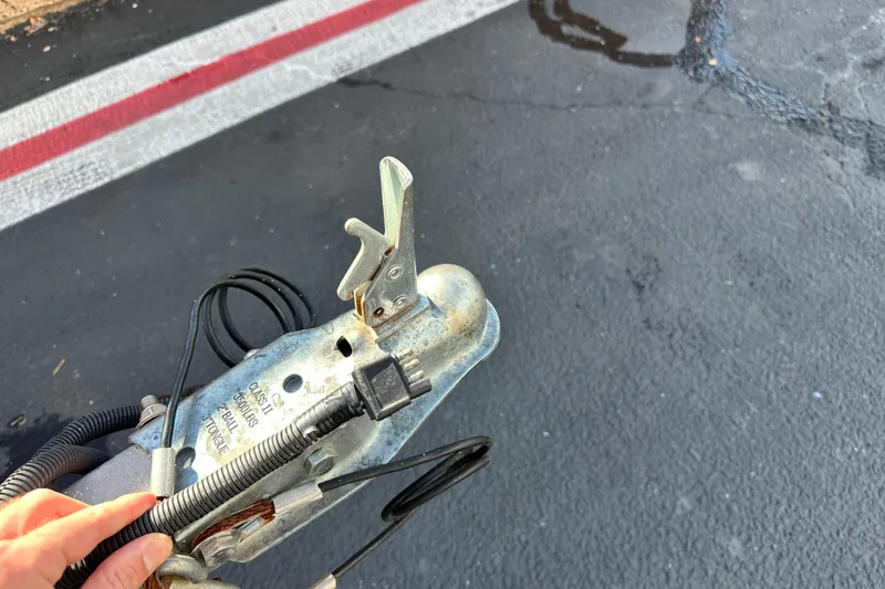 Slide: The Image of 2021 Key Largo 1801 boat interior with steering console and seating. - 9