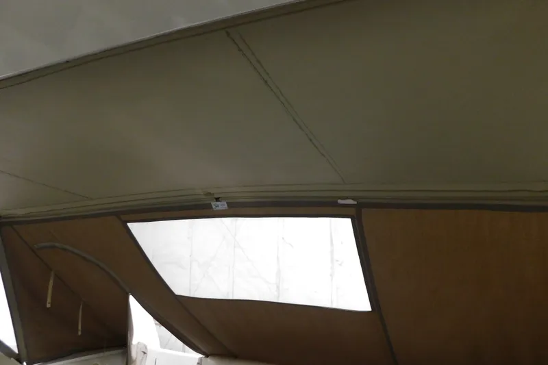 Slide: The Image of Interior view of 1999 Sea Ray 500 Sundancer boat canopy. - 35