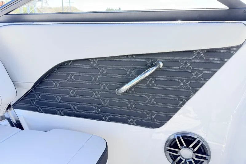 Slide: The Image of Interior detail of 2026 Sea Ray SPX 210 boat, featuring sleek design and modern finishes. - 22