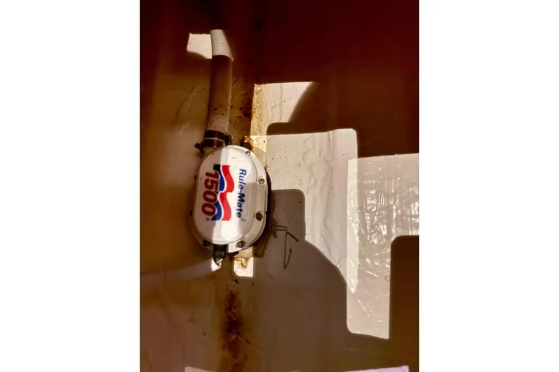 Slide: The Image of Bilge pump in 2011 Back Cove 37 boat, Rule-Mate 1500 model. - 17