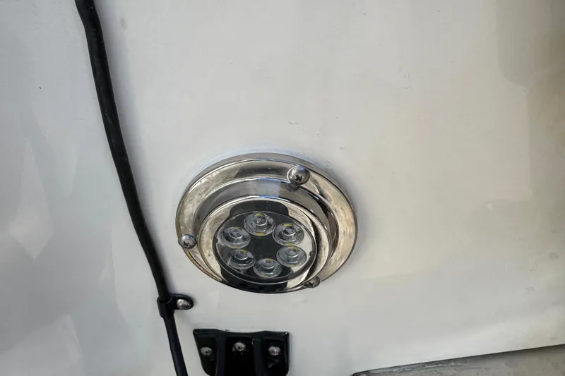 Slide: The Image of LED light fixture on a 2019 Key West 230 Bay Reef boat. - 28