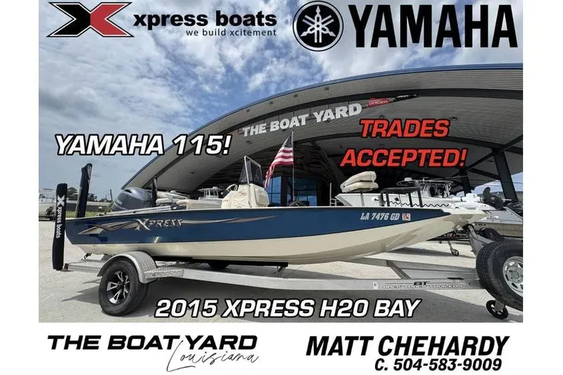The Image of 2015 Xpress H20 Bay boat with Yamaha 115 engine at The Boat Yard, trades accepted. - 0
