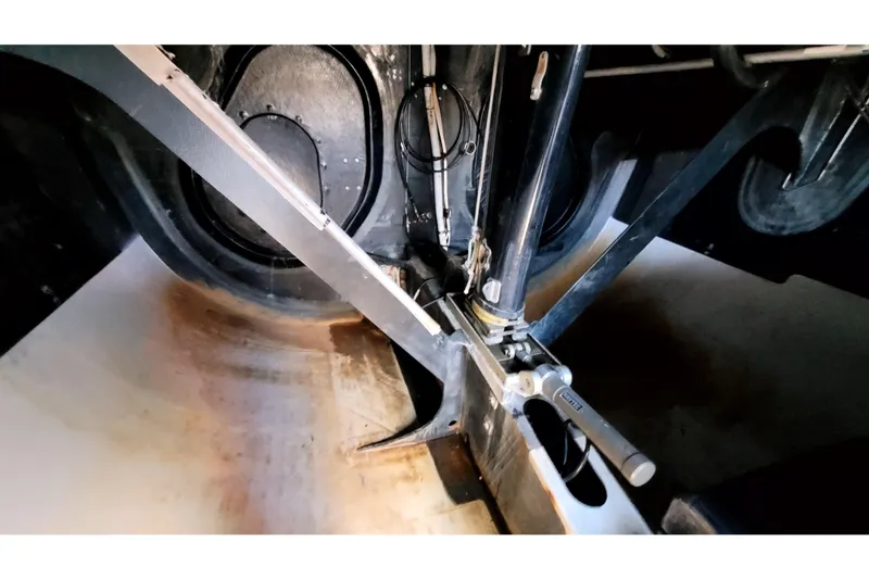 Slide: The Image of Interior view of a 2002 Custom International Americas Cup Class yacht structure. - 66