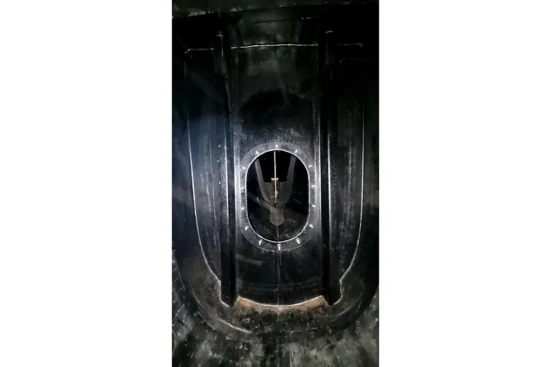 Slide: The Image of Interior view of a 2002 Custom International Americas Cup Class yacht hull. - 72