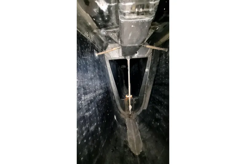 Slide: The Image of Interior view of a 2002 Custom International Americas Cup Class yacht hull. - 73