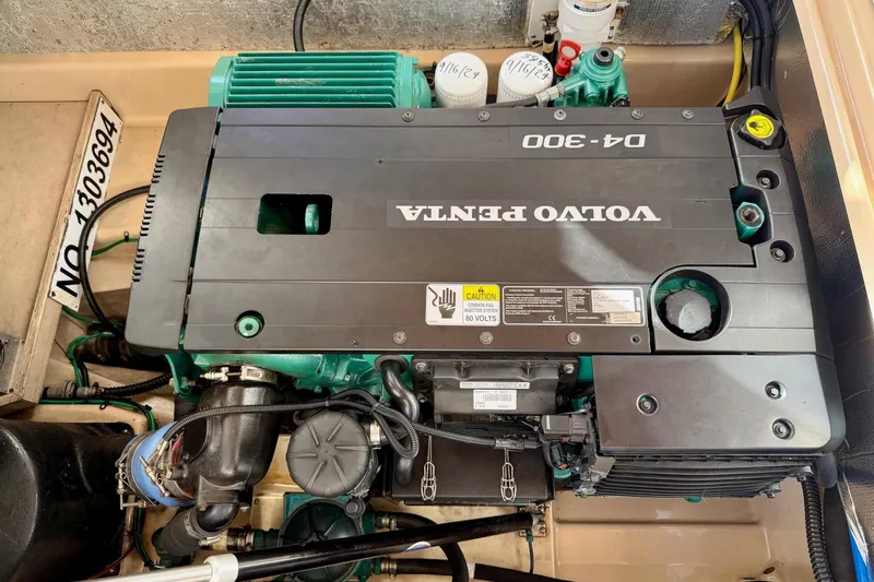 Slide: The Image of Volvo Penta D4-300 engine in 2018 Ranger Tugs R-29 CB boat. - 18