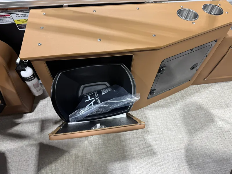 Slide: The Image of Tahoe LTZ CRB 2185 Cruise Rear Bench Pontoon $33995 2026 - 23