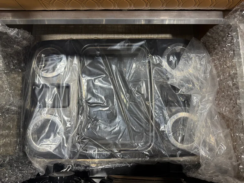 Slide: The Image of Tahoe LTZ CRB 2185 Cruise Rear Bench Pontoon $33995 2026 - 32