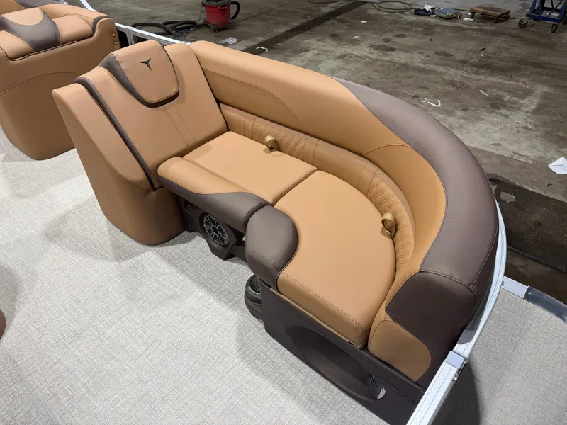 Slide: The Image of Tahoe LTZ CRB 2185 Cruise Rear Bench Pontoon $33995 2026 - 8