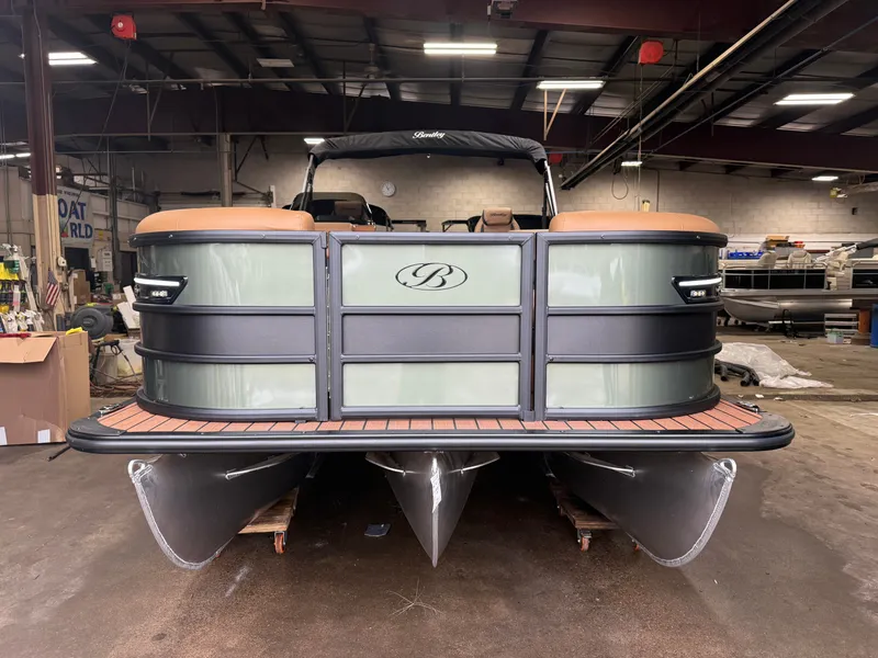Slide: The Image of Bentley Pontoons Elite 200HP 223 Swingback Tritoon 2026 - 41