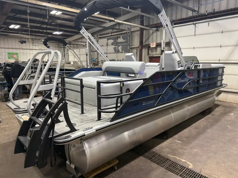 Slide: The Image of Bentley Pontoons Legacy 223 Swingback Tritoon & Honda 4-Stroke EFI 2026 - 52