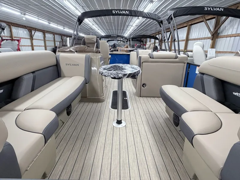Slide: The Image of Interior of 2026 Sylvan X3 Party Fish with Platinum Package. - 17