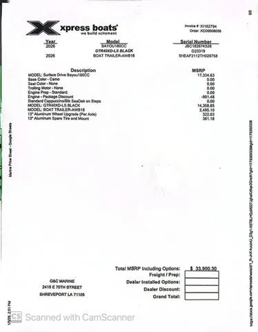 Slide: The Image of Xpress Surface Drive Bayou180cc 2026 - 9