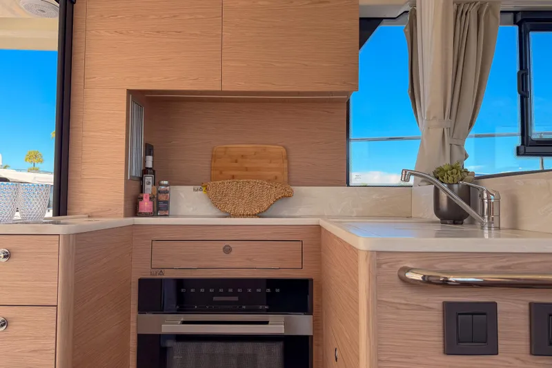 Slide: The Image of Modern kitchen on Beneteau Swift Trawler 41 Fly 2026. - 9