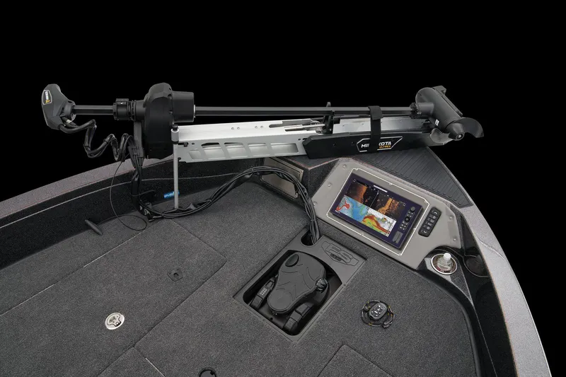 Slide: The Image of 2026 Ranger 620FS Pro boat cockpit with modern steering and digital displays. - 9