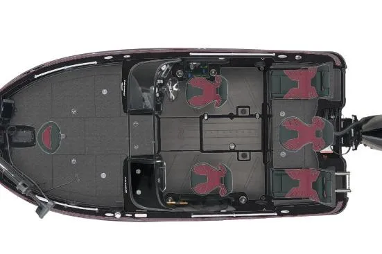 Slide: The Image of Top view of 2026 Nitro ZV19 Sport boat interior layout. - 14