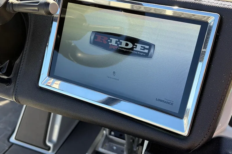 Slide: The Image of 2026 Ranger Z521R Cup-Equipped dashboard with Lowrance display screen. - 49