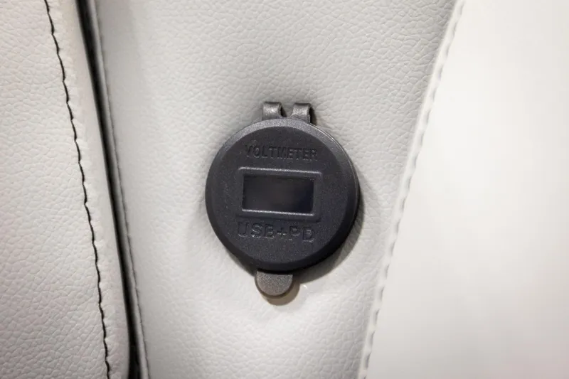 Slide: The Image of Cup holders on Avalon VLS QL 2026 boat, featuring stainless steel design. - 42