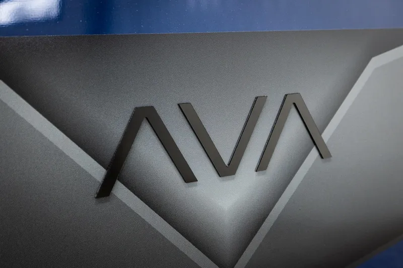 Slide: The Image of 2026 Avalon VLS QL boat model with "VLS 1980 QL" text, Reeder-Trausch Marine logo. - 48