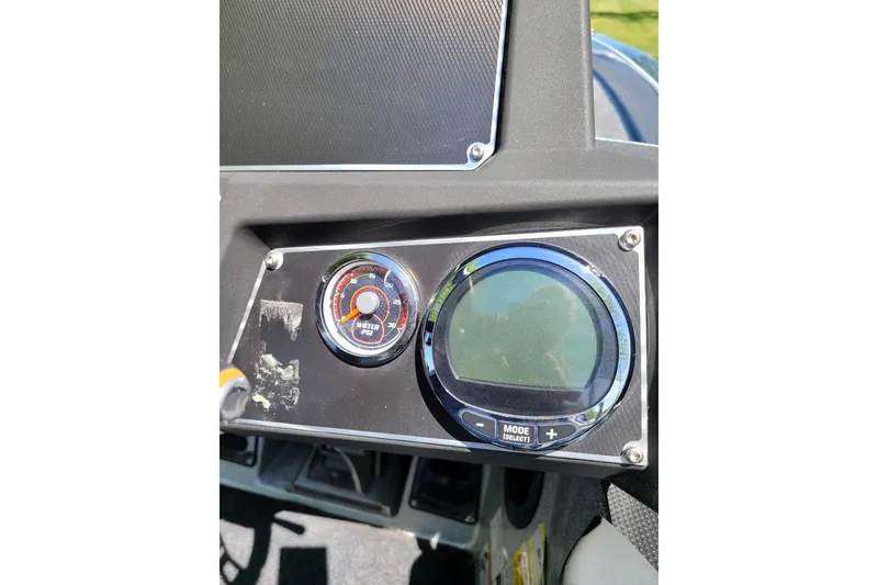 Slide: The Image of 2020 Ranger Z521L dashboard with gauges and controls. - 44