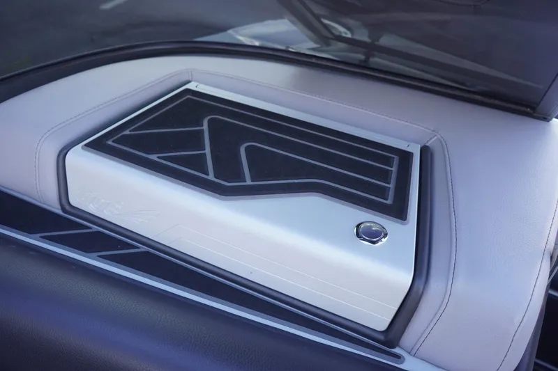 Slide: The Image of 2019 Tigé R20 boat interior detail with sleek design and modern features. - 39