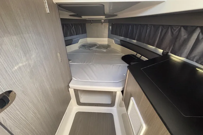 Slide: The Image of Interior cabin of 2026 Navan C30 boat with bed and modern design. - 20