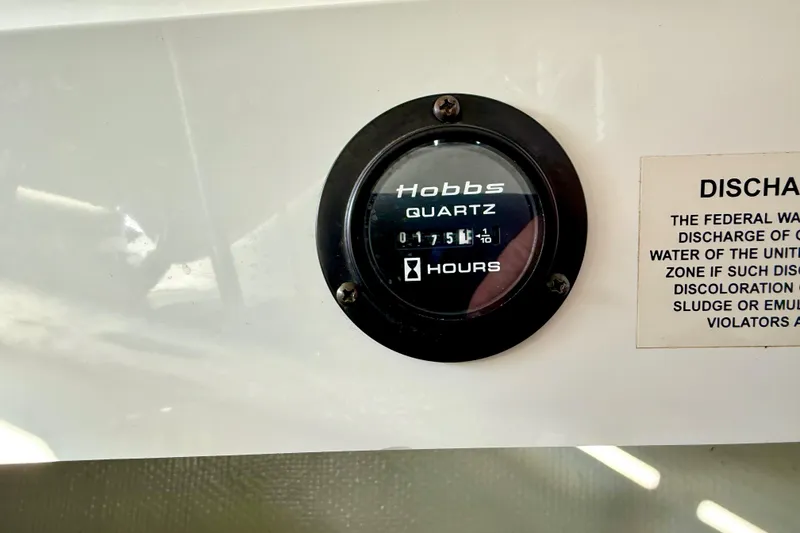 Slide: The Image of Hobbs hour meter on 2006 Cobalt 272 boat, displaying 175.1 hours. - 22
