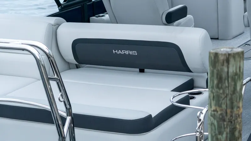 Slide: The Image of Harris Cruiser 230 boat seating, luxurious design, model year 2026. - 21