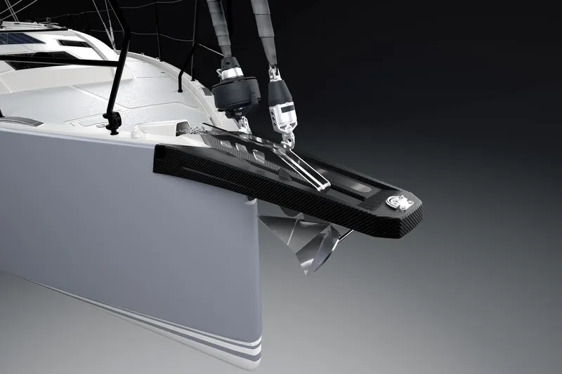 Slide: The Image of 2026 Hanse 360 ST yacht bow with advanced anchor system. - 9