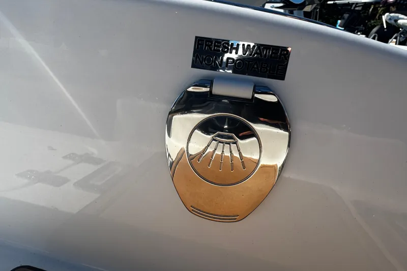 Slide: The Image of 2026 Sea Pro 245FLX Sandbar boat with non-potable fresh water access. - 10