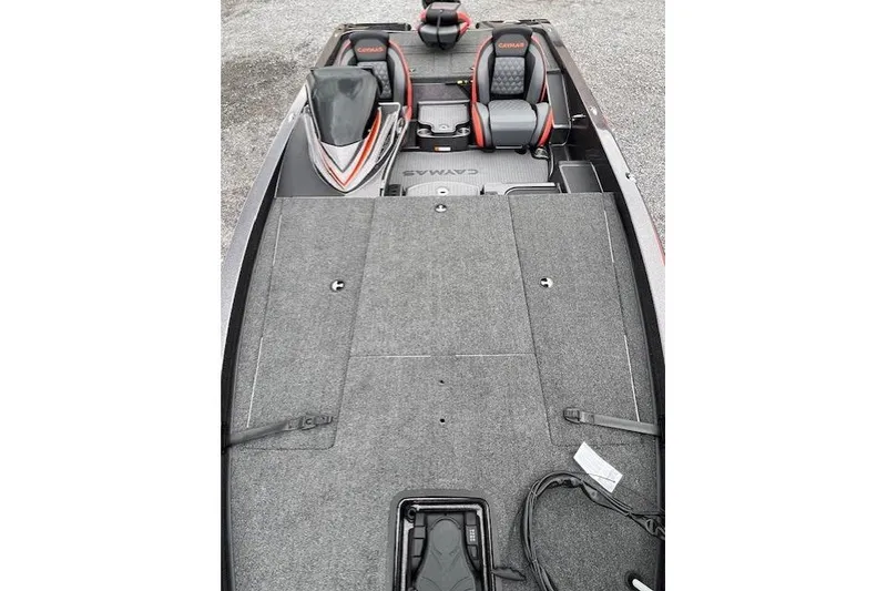 The Image of 2026 Caymas CX 19 PRO boat interior with spacious deck and seating. - 1
